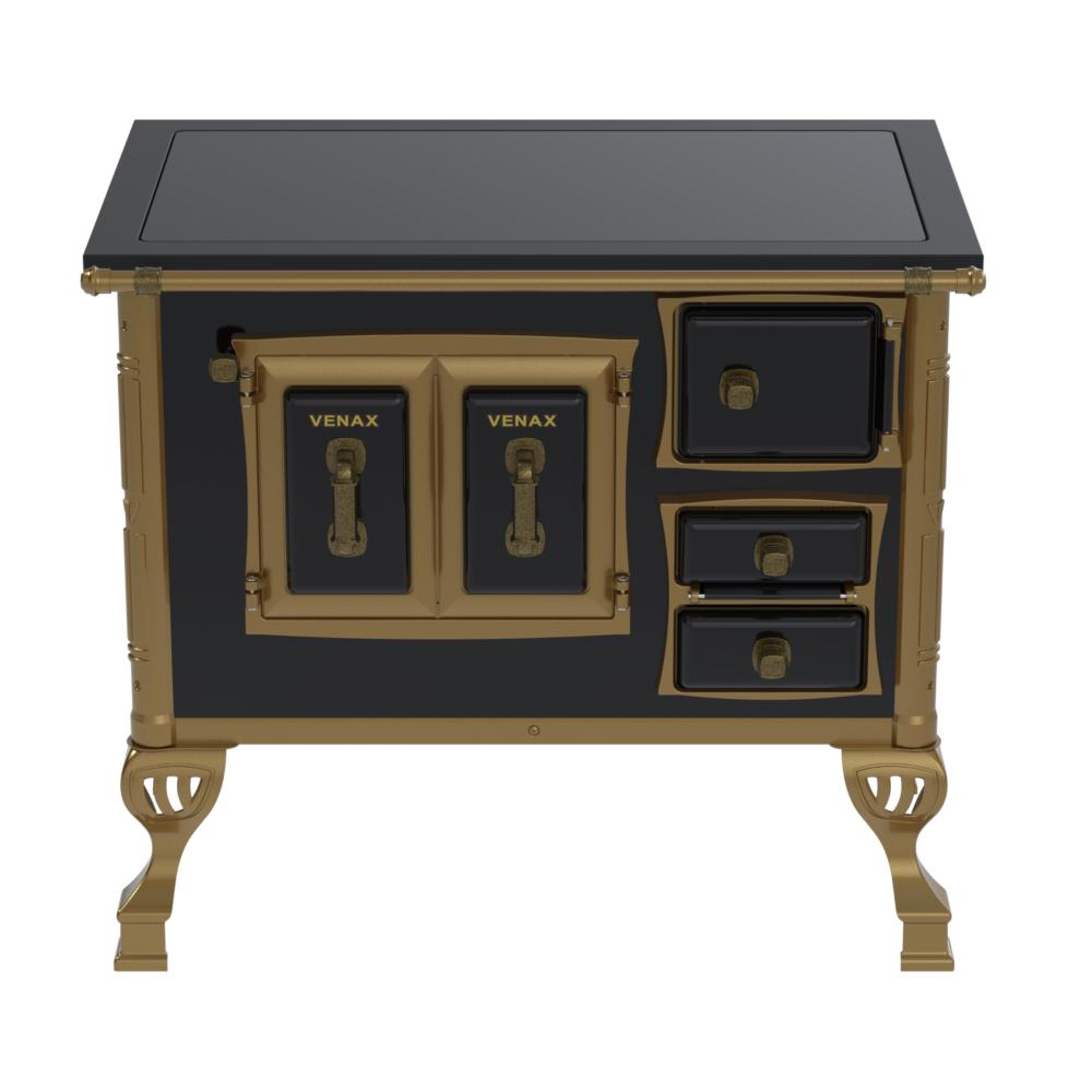 Fogao a Lenha Venax GII n 1 Colonial Premium Preto