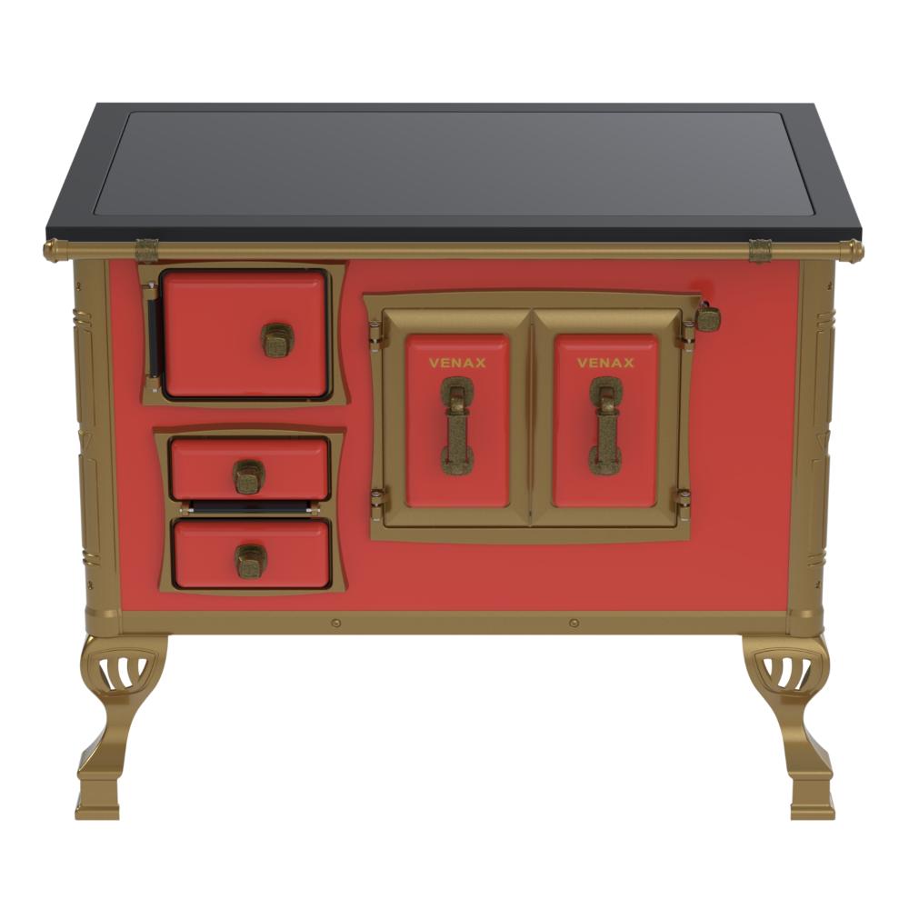 Fogao a Lenha Venax GII n 2 Colonial Premium Vermelho
