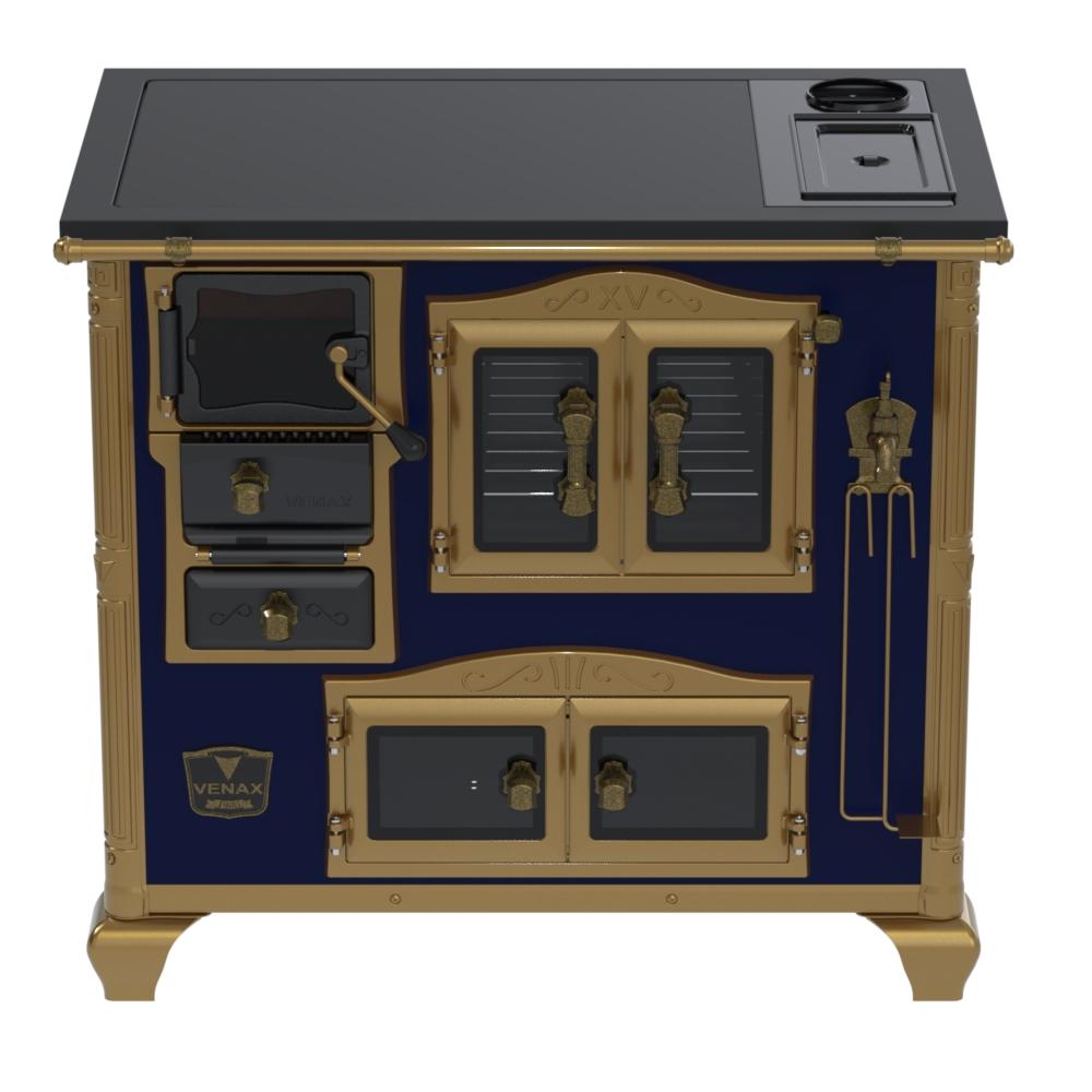 Fogao a Lenha Venax n 2 Imperador Premium Caldeira Azul