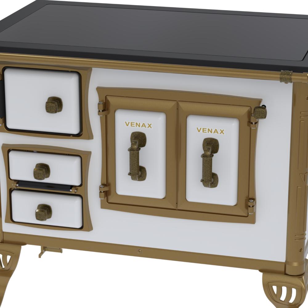 Fogao a Lenha Venax GII n 1 Colonial Premium Branco