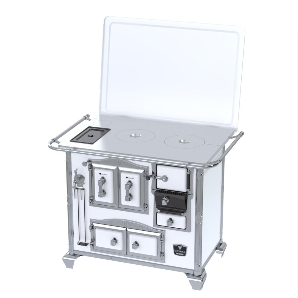 Fogao a Lenha Venax n 2 Imperador Chapa de Aluminio Branco