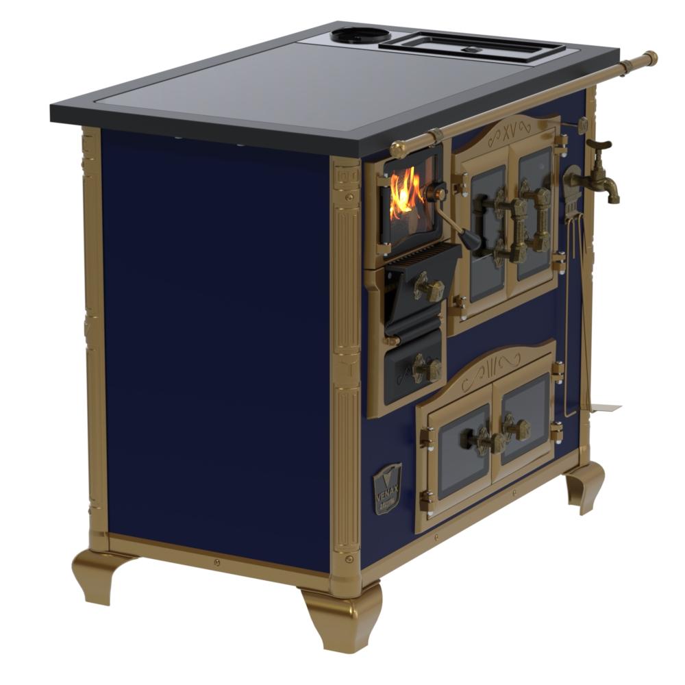 Fogao a Lenha Venax n 2 Imperador Premium Caldeira Azul