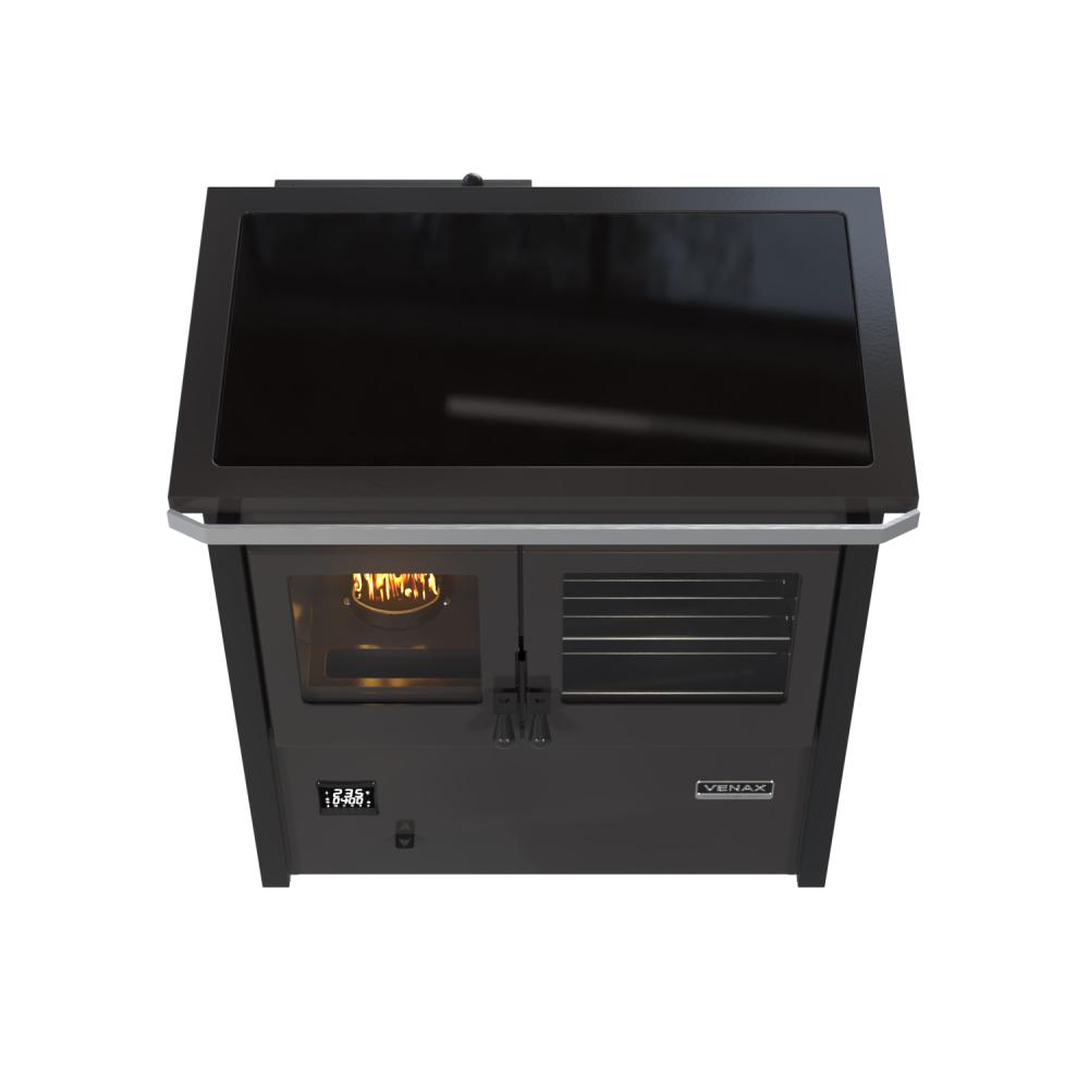 Fogao a Pellets Venax n 1 Le Corbusier Preto