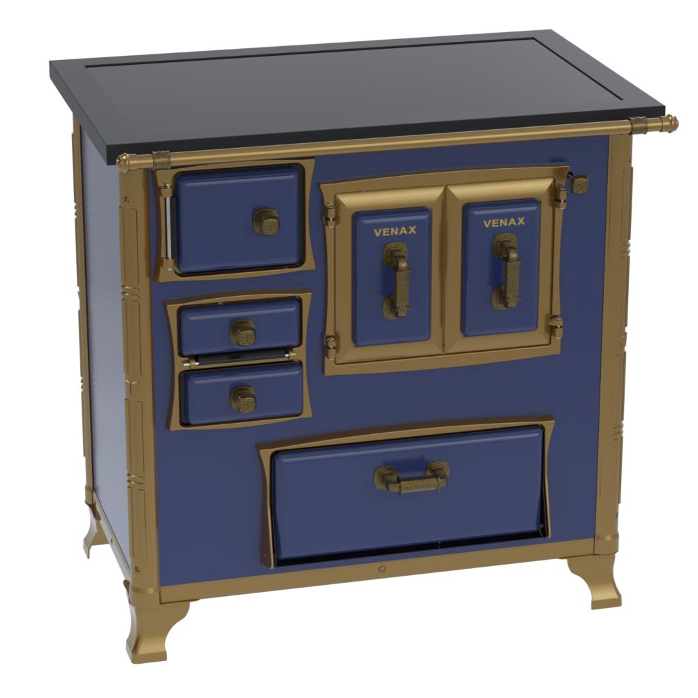 Fogao a Lenha Venax GII n 1 Renaissance Premium Azul