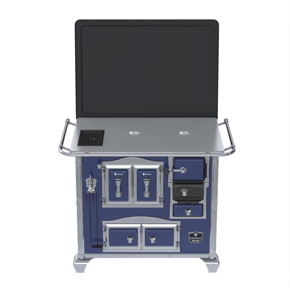 Fogao a Lenha Venax n 2 Imperador Chapa de Aluminio Azul