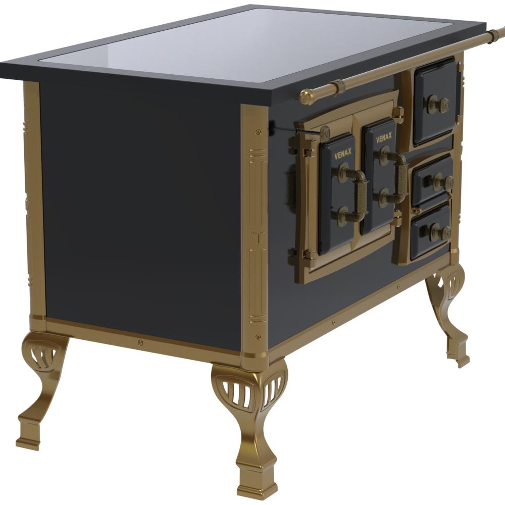 Fogao a Lenha Venax GII n 2 Colonial Premium Preto