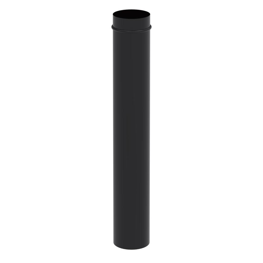 Cano Esmaltado para Chamine Venax Preto 1M 150mm