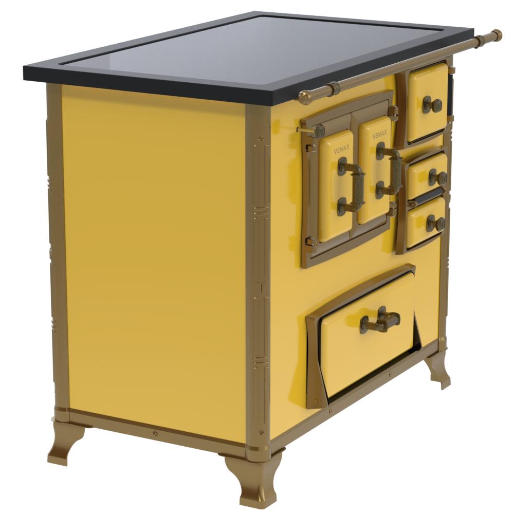 Fogao a Lenha Venax GII n 2 Renaissance Premium Amarelo
