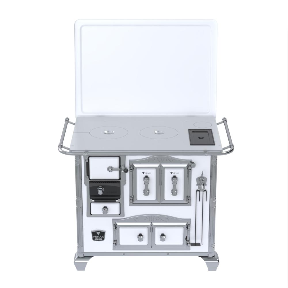 Fogao a Lenha Venax n 2 Imperador Chapa de Aluminio Branco