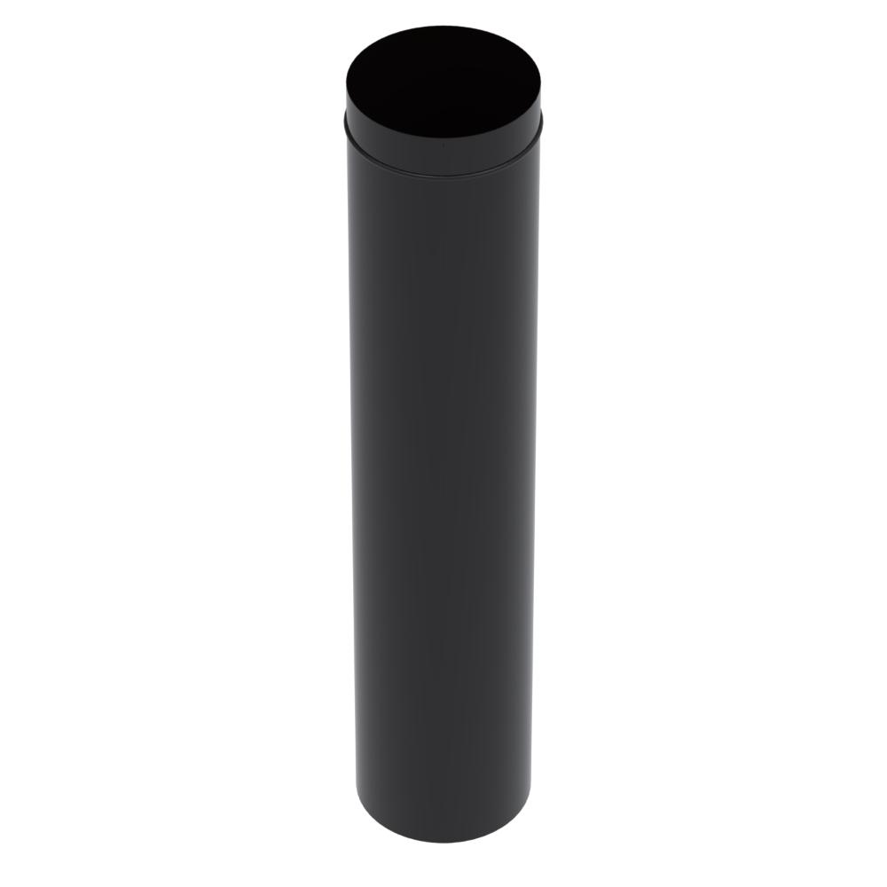 Cano Esmaltado para Chamine Venax Preto 1M 200mm