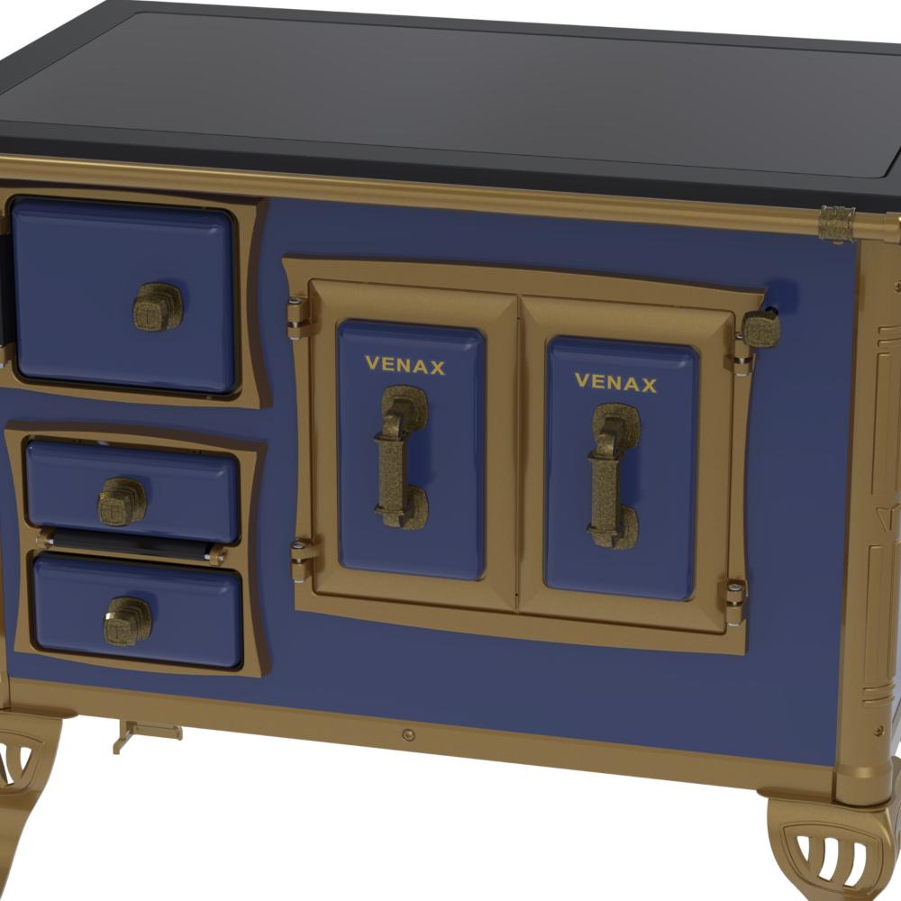 Fogao a Lenha Venax GII n 1 Colonial Premium Azul