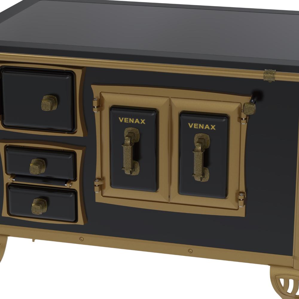 Fogao a Lenha Venax GII n 2 Colonial Premium Preto