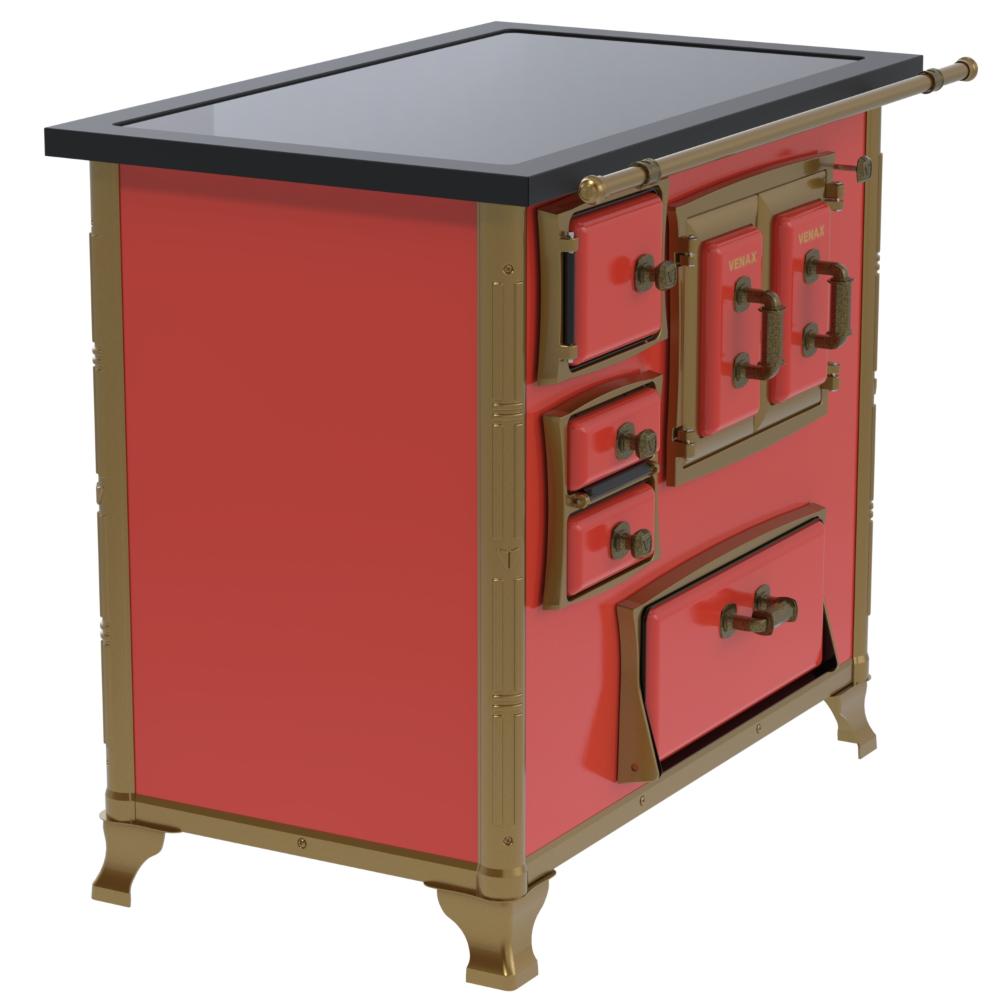 Fogao a Lenha Venax GII n 2 Renaissance Premium Vermelho