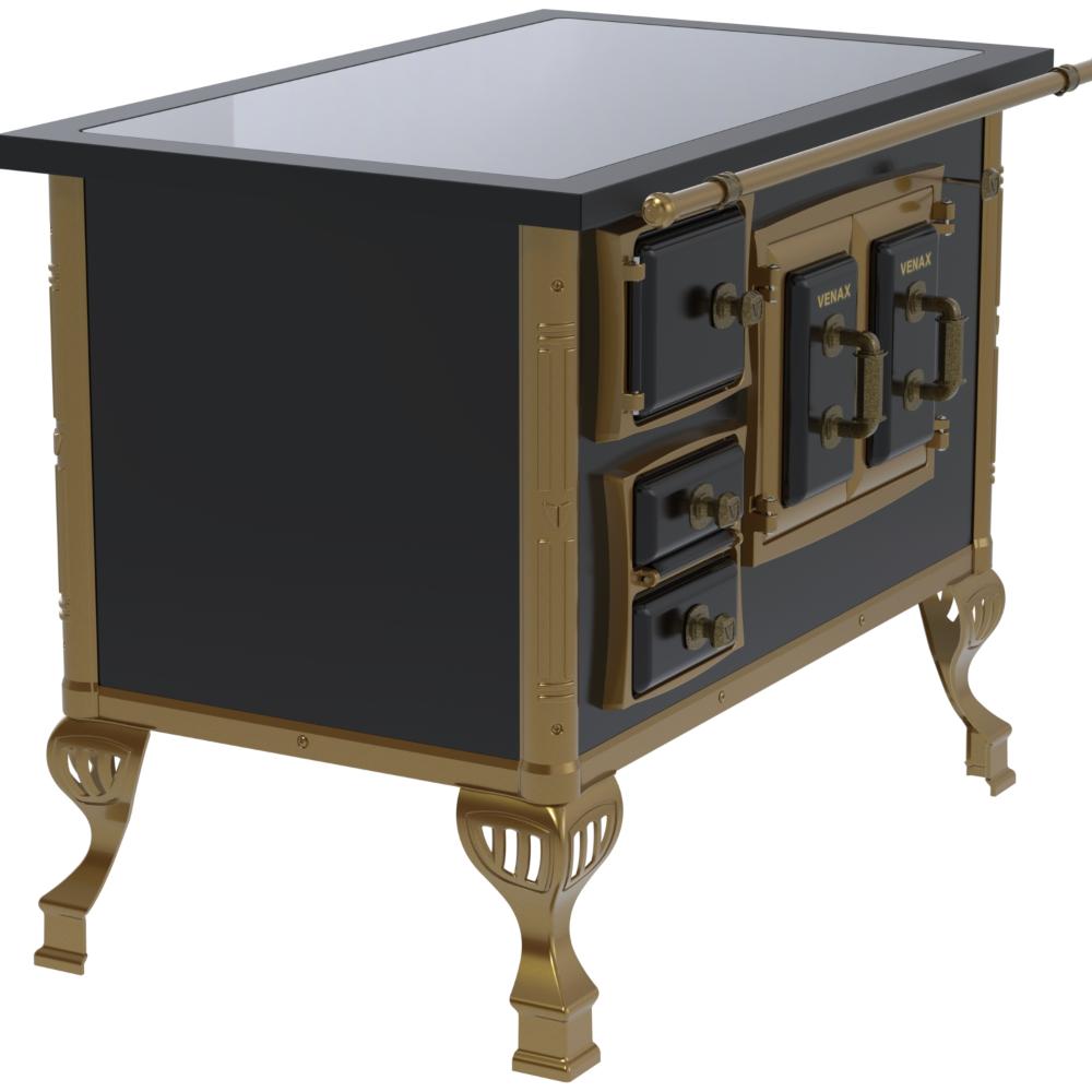 Fogao a Lenha Venax GII n 2 Colonial Premium Preto
