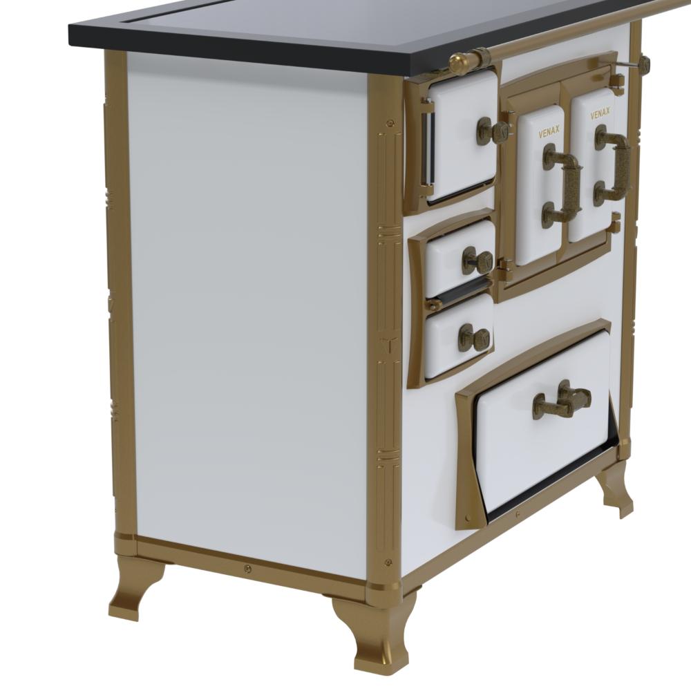 Fogao a Lenha Venax GII n 1 Renaissance Premium Branco