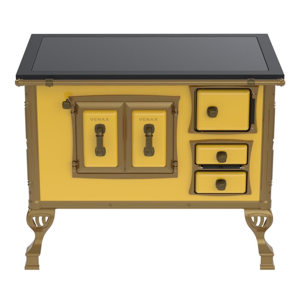 Fogao a Lenha Venax GII n 2 Colonial Premium Amarelo
