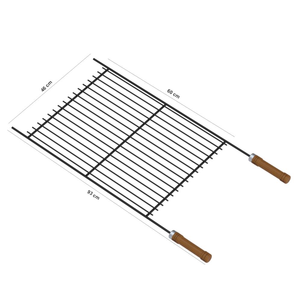 Grelha de Churrasco Venax Estilo Uruguai Esmaltada