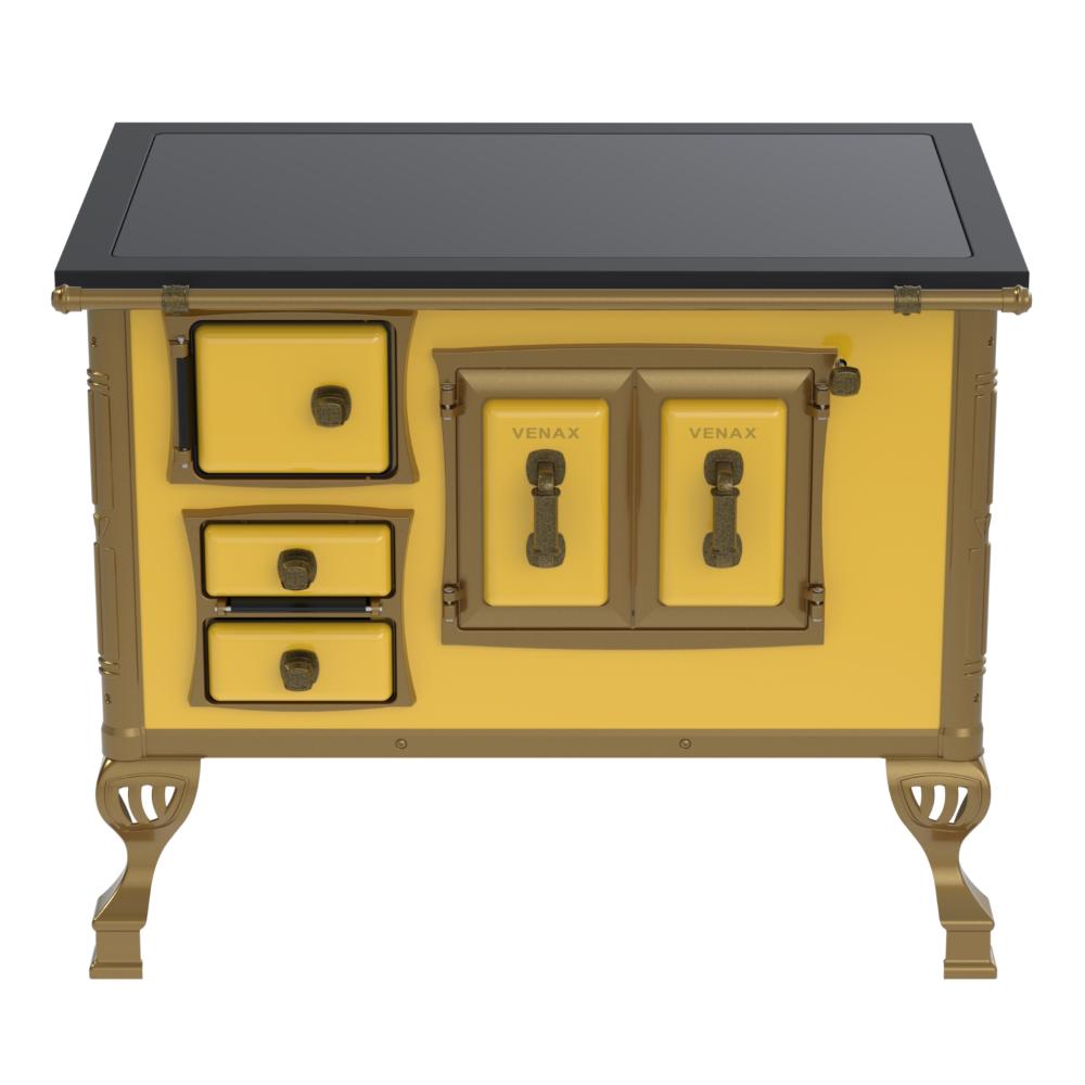 Fogao a Lenha Venax GII n 2 Colonial Premium Amarelo