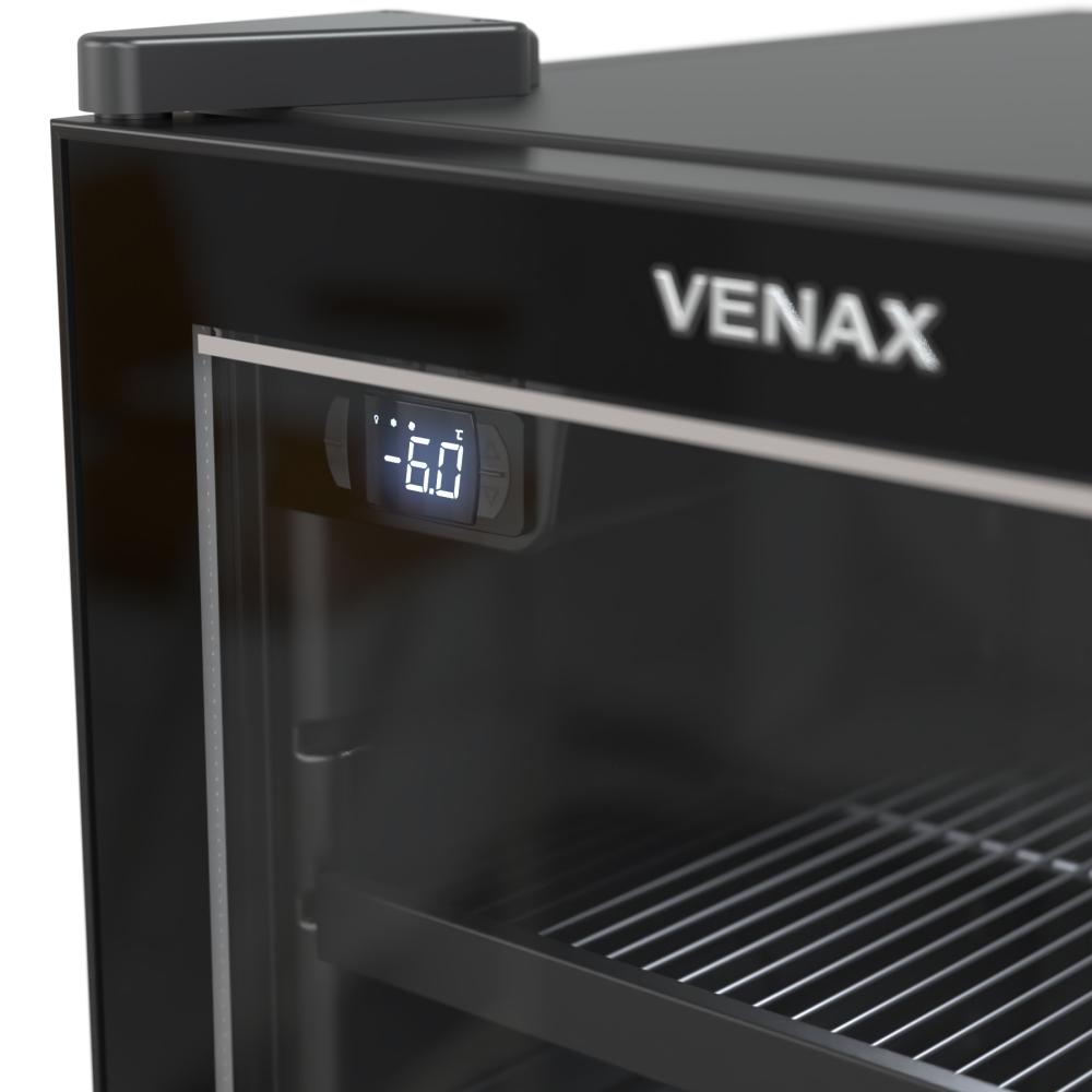 Cervejeira Venax 82L Top Light Preto Porta Invertida