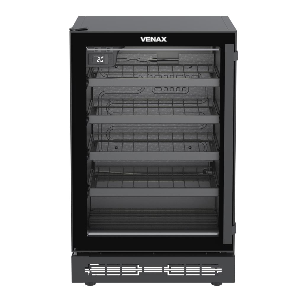 Champanheira de Embutir Venax 24 Garrafas Preto Porta Invertida