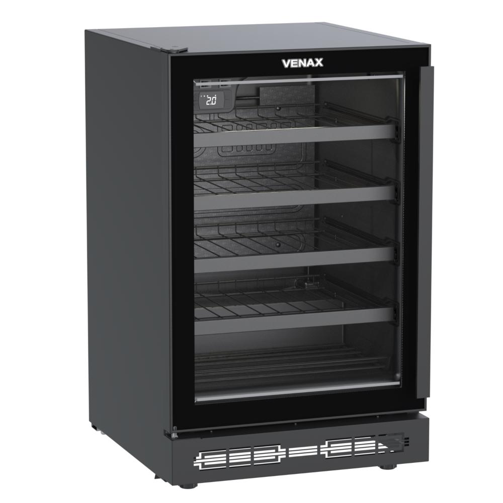 Champanheira de Embutir Venax 24 Garrafas Preto Porta Invertida