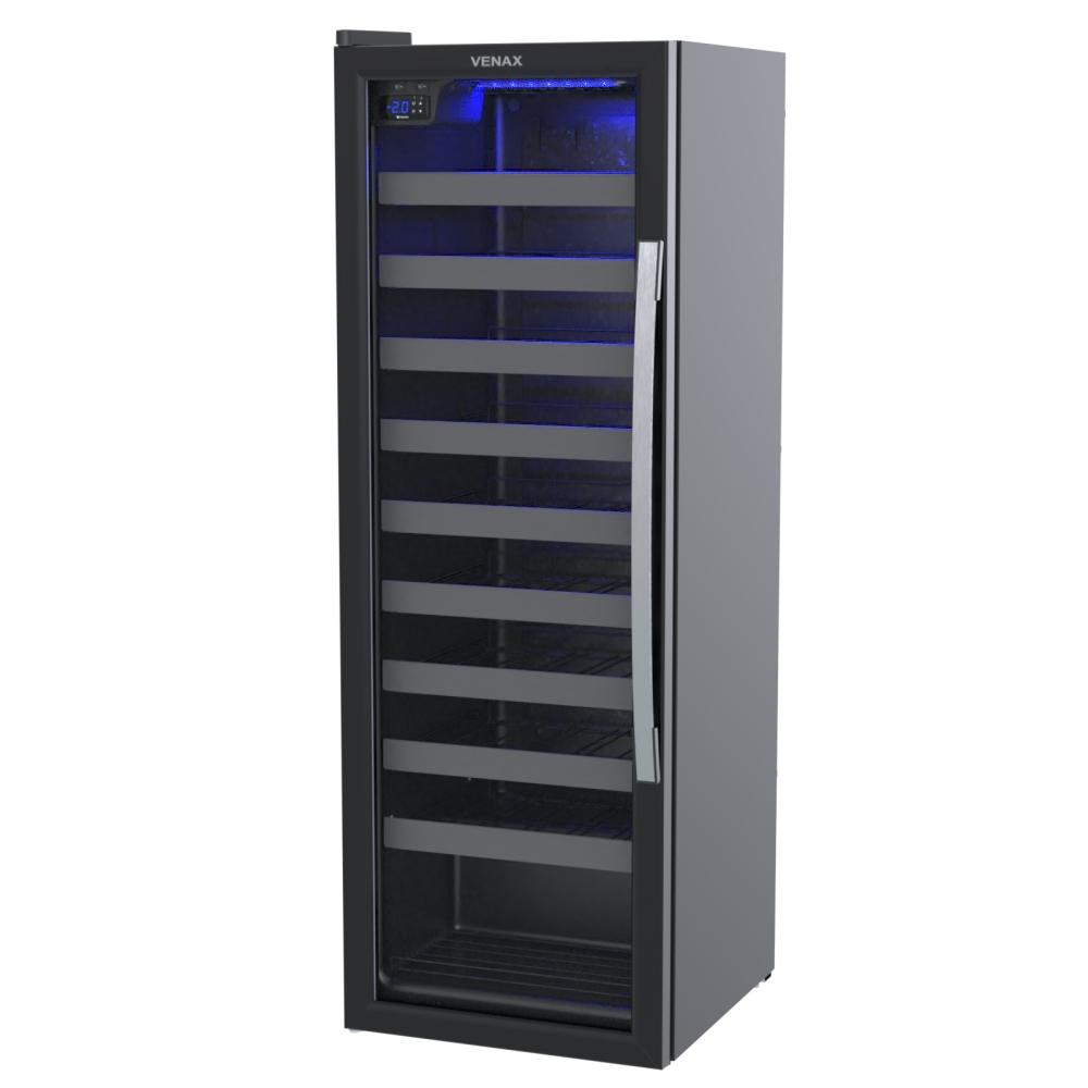 Champanheira Venax 50 Garrafas Preto Porta Invertida