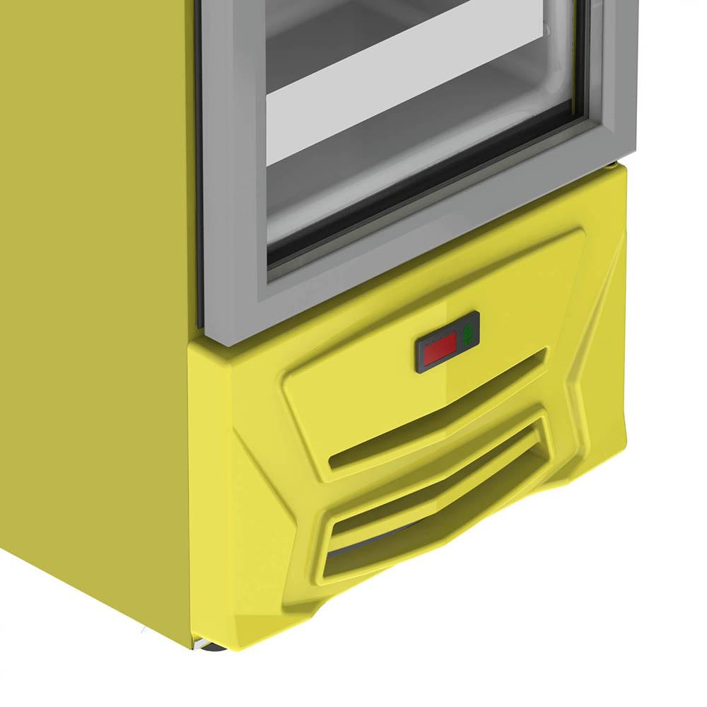 Expositora de Bebidas Venax 209L vvcd200 Amarelo