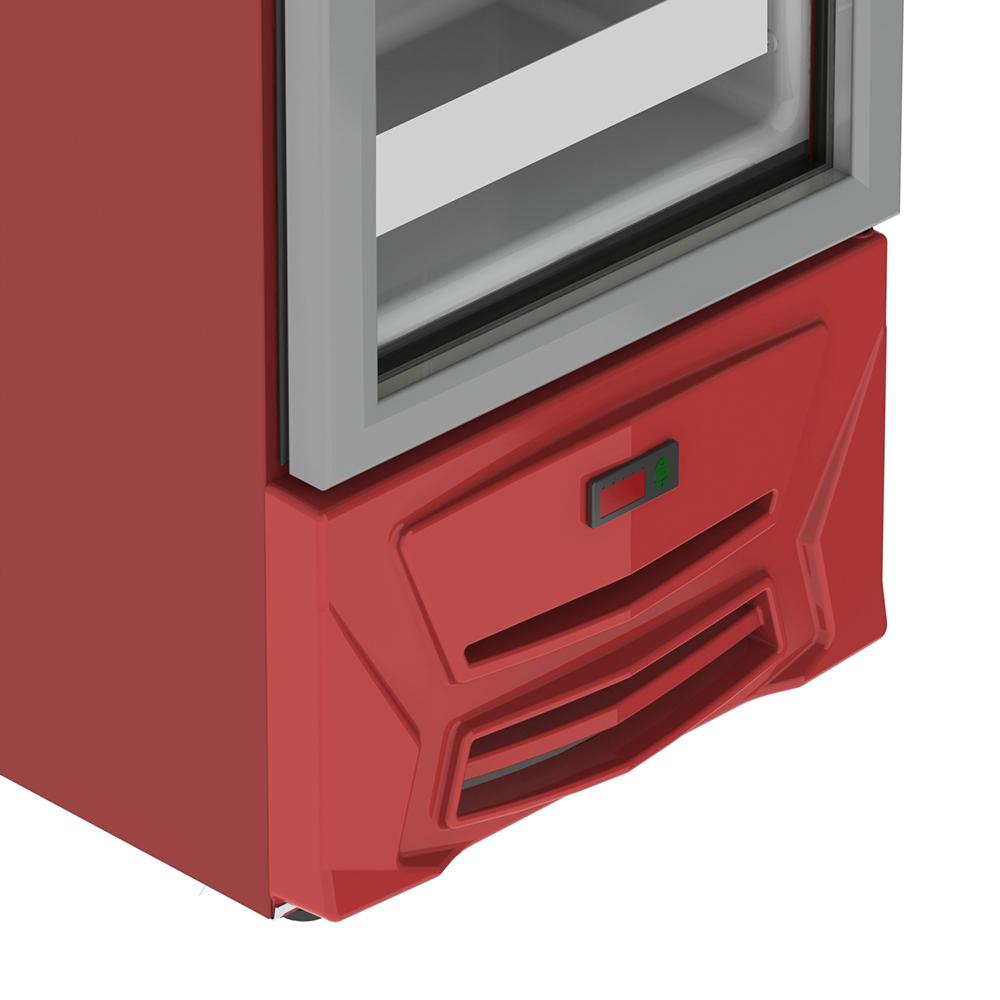Expositora de Bebidas Venax 209L vvcd200 Vermelho