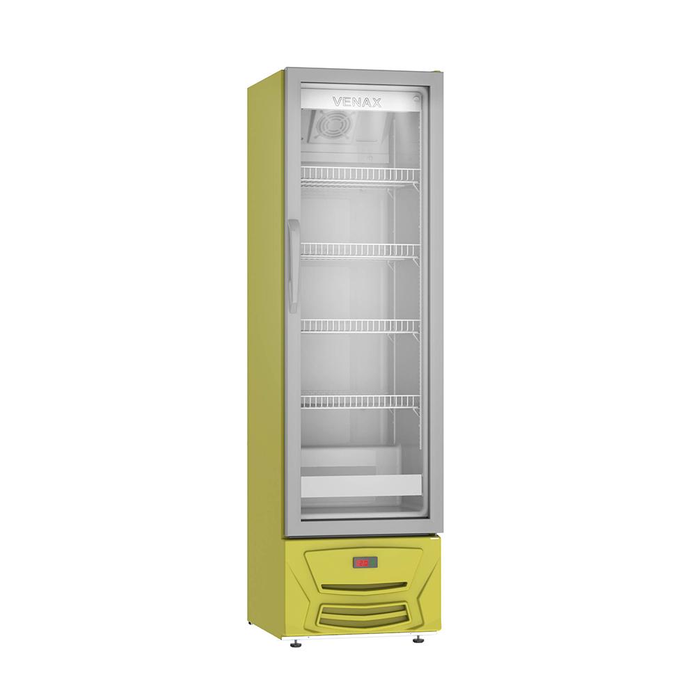 Expositora de Bebidas Venax 209L vvcd200 Amarelo