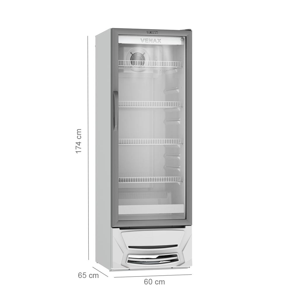 Expositora de Bebidas Venax 300L VV300 Branco