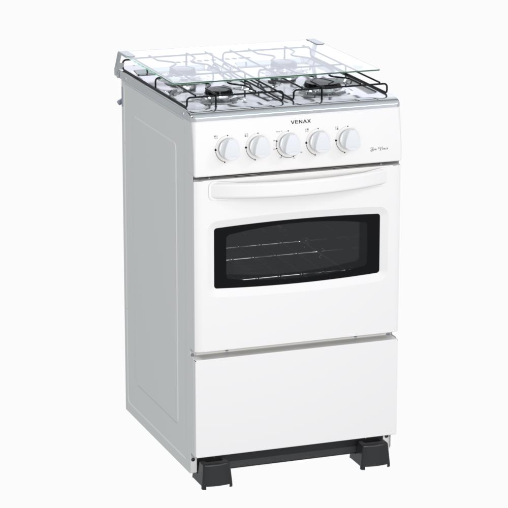 Fogao a Gas 4 Bocas Venax Da Vinci GIII Branco