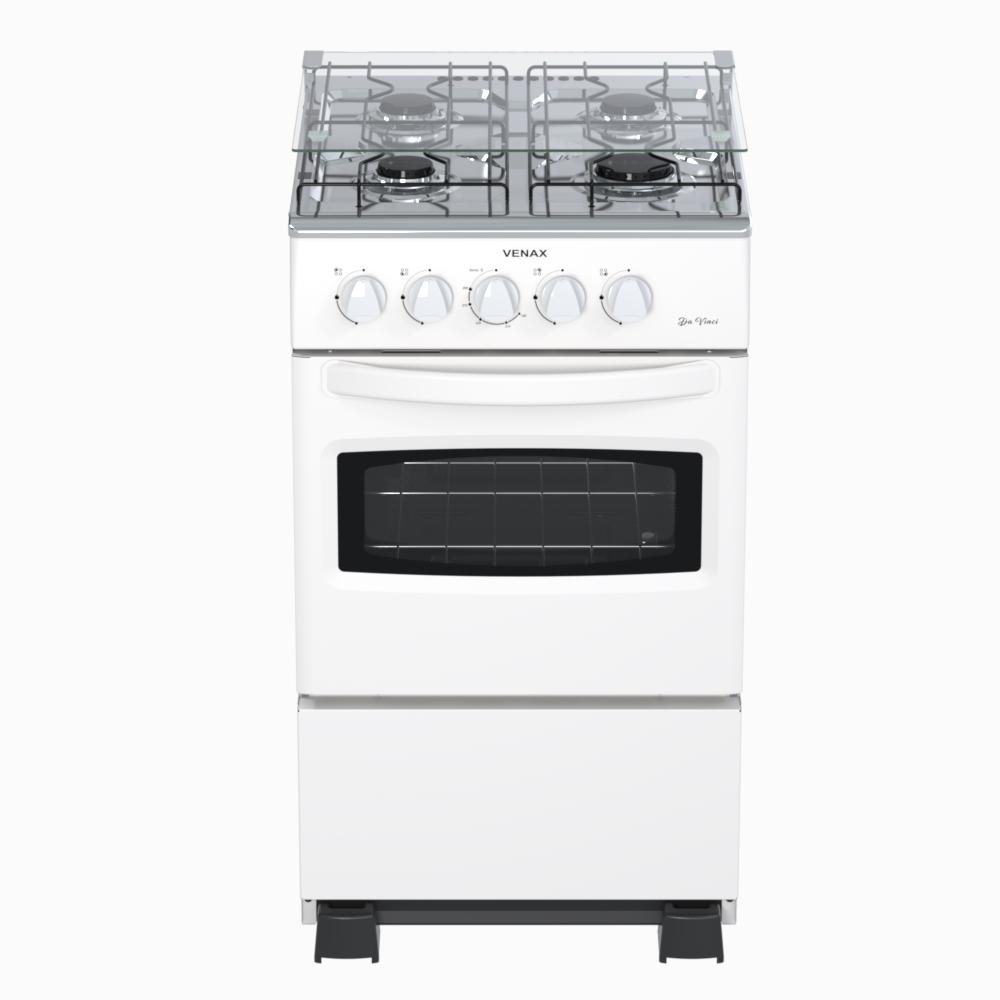 Fogao a Gas 4 Bocas Venax Da Vinci GIII Branco