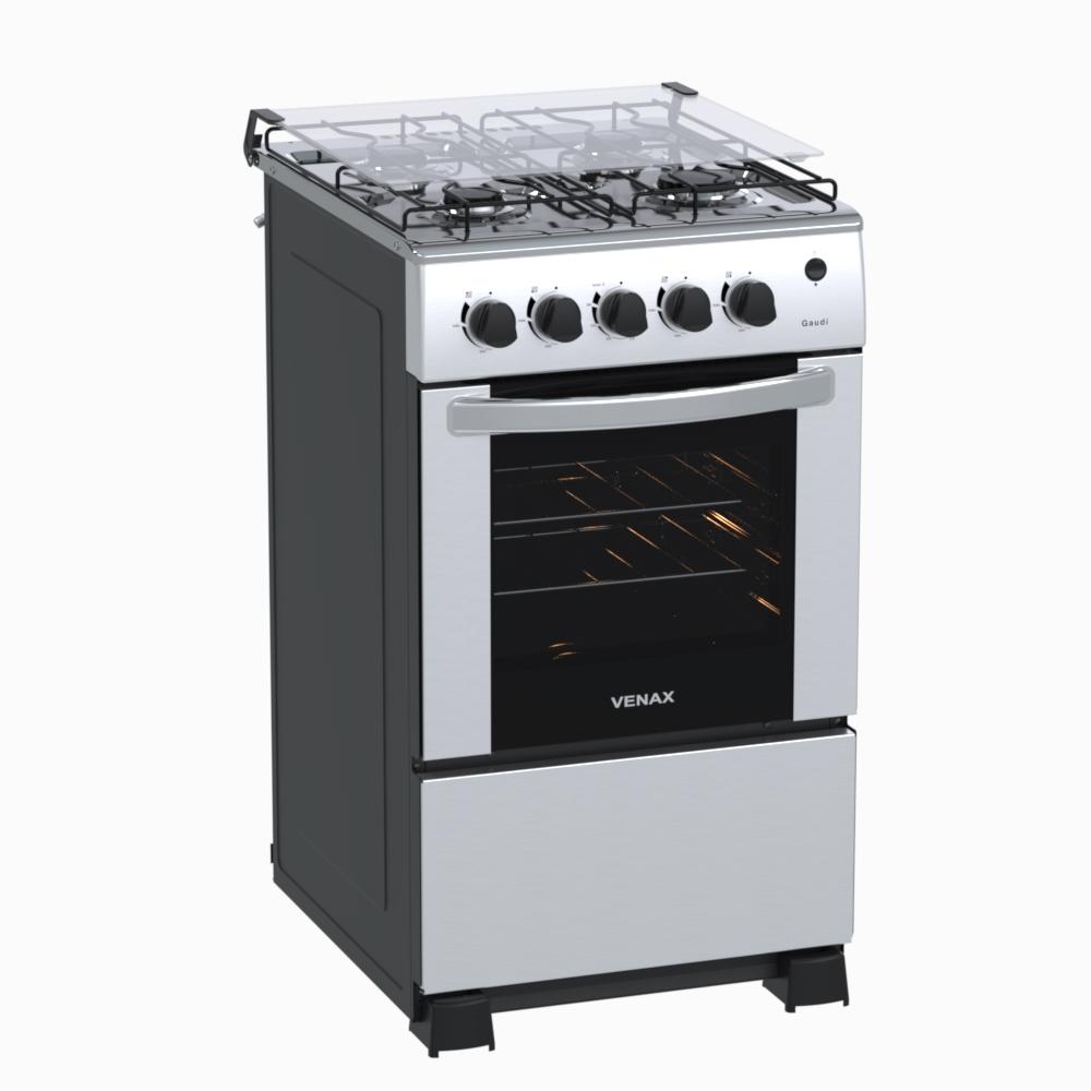 Fogao a Gas 4 Bocas Venax Gaudi GIII Inox
