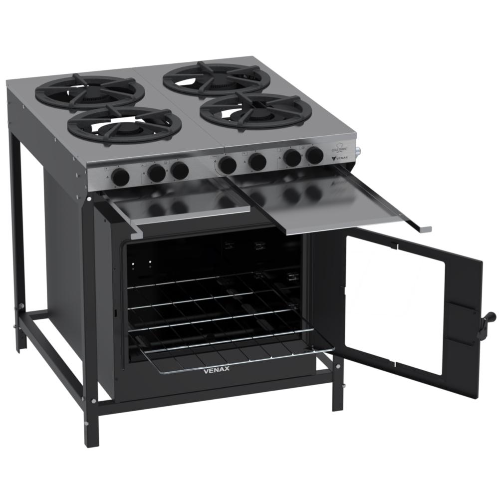 Fogão a Gas Industrial 4 Bocas Venax FFI430-2 Gourmet