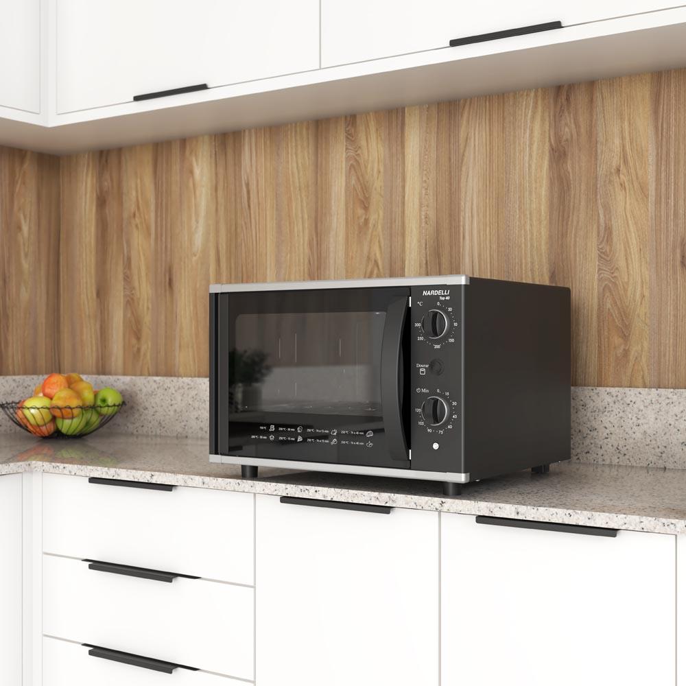 Forno Eletrico de Bancada Nardelli Top 40L Black