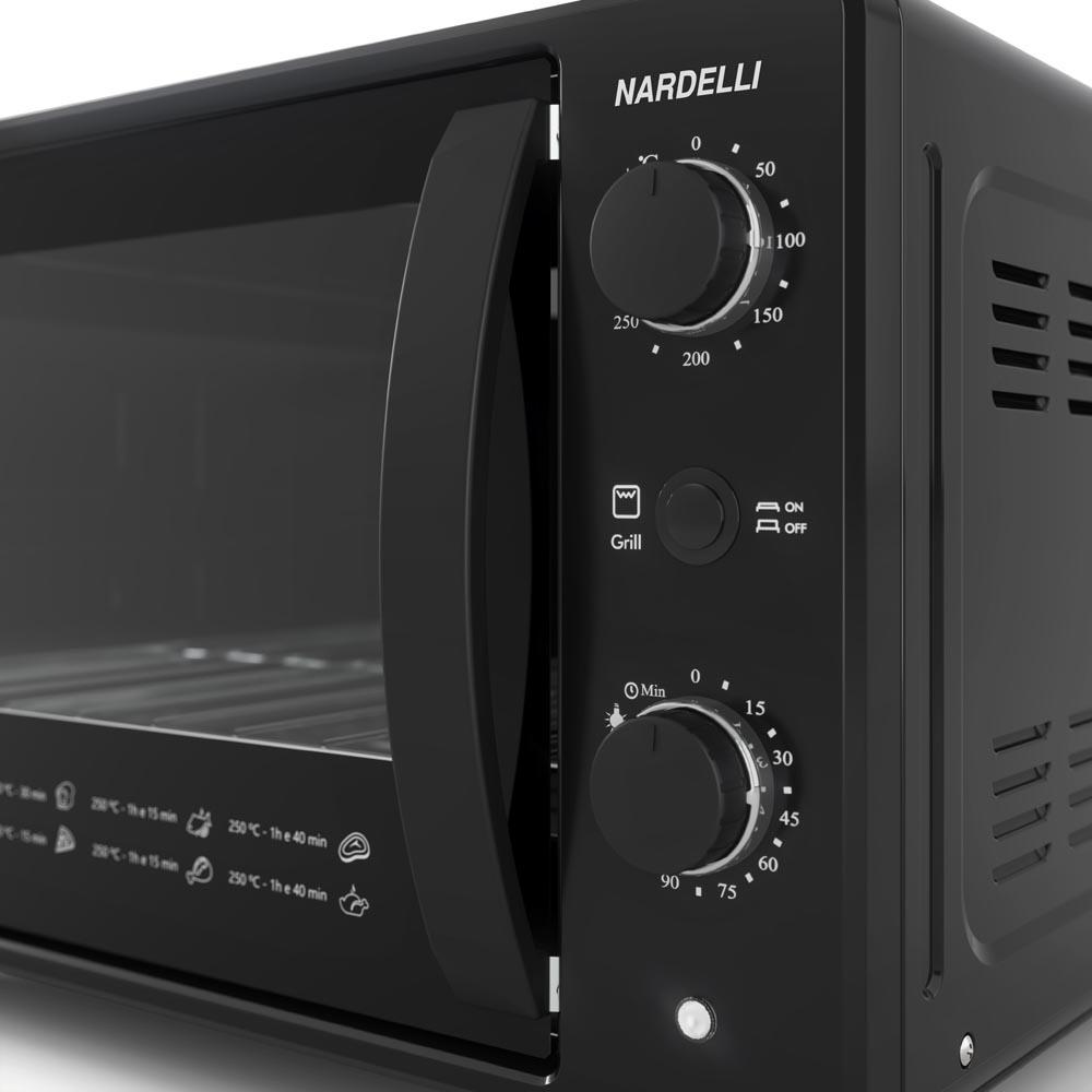 Forno Eletrico de Bancada Nardelli S45L Black