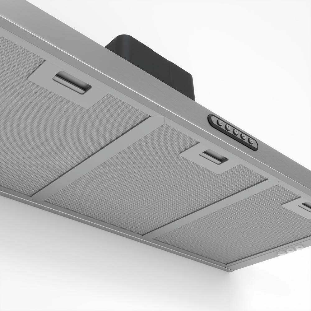 Depurador de Embutir Fogatti 90cm Compact New Inox