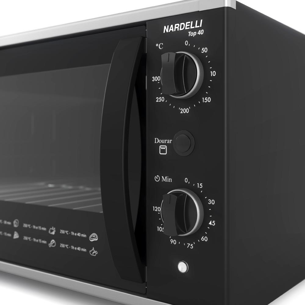 Forno Eletrico de Bancada Nardelli Top 40L Black