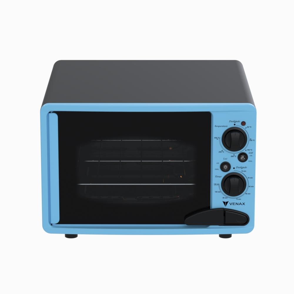 Forno Eletrico Venax 45L Classic Vintage Azul
