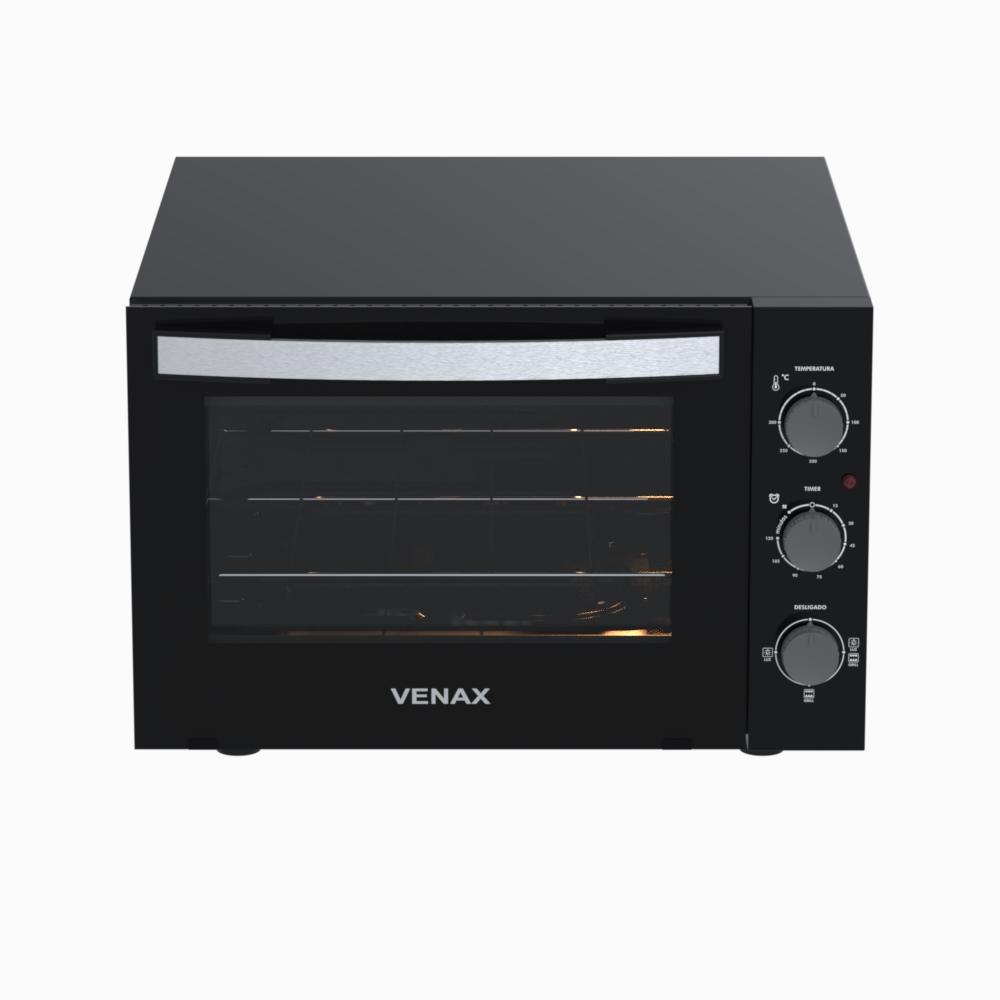 Forno Eletrico Venax 45L Grand Gourmet Preto