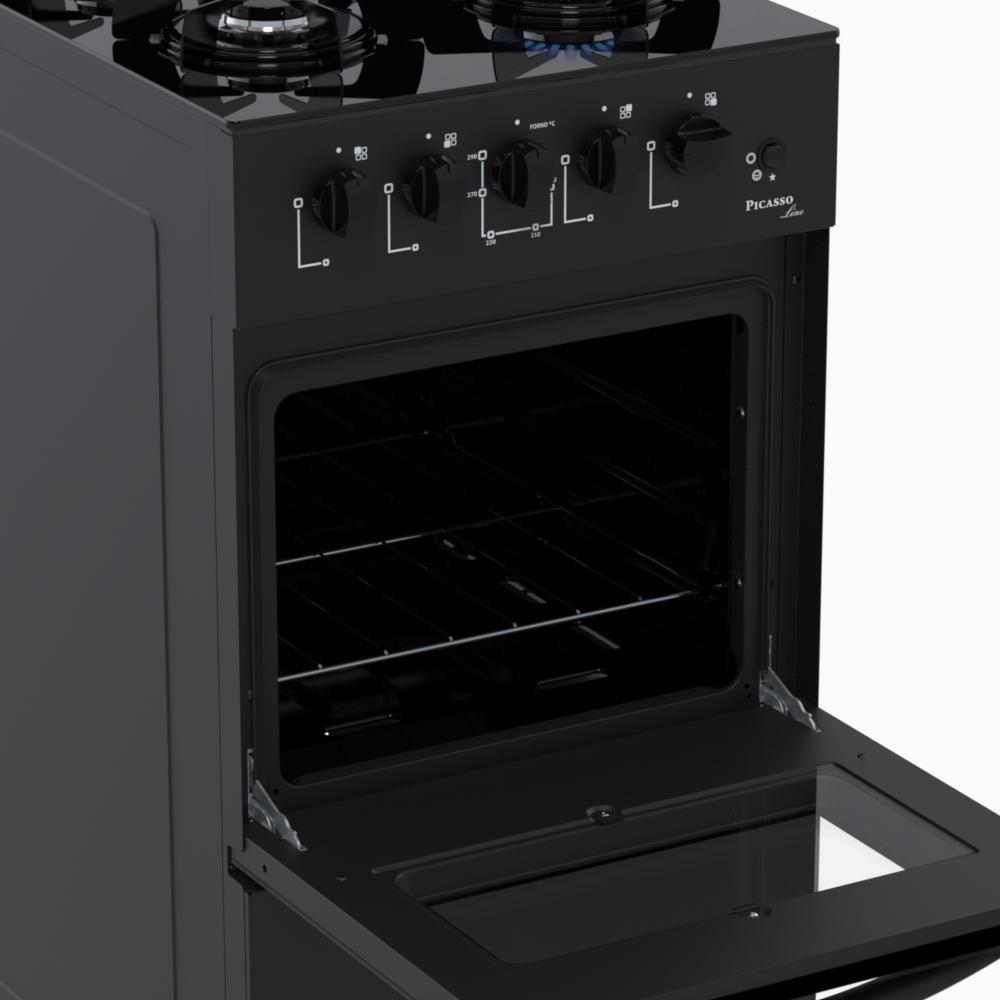Fogao a Gas 4 Bocas Venax Picasso Line Preto