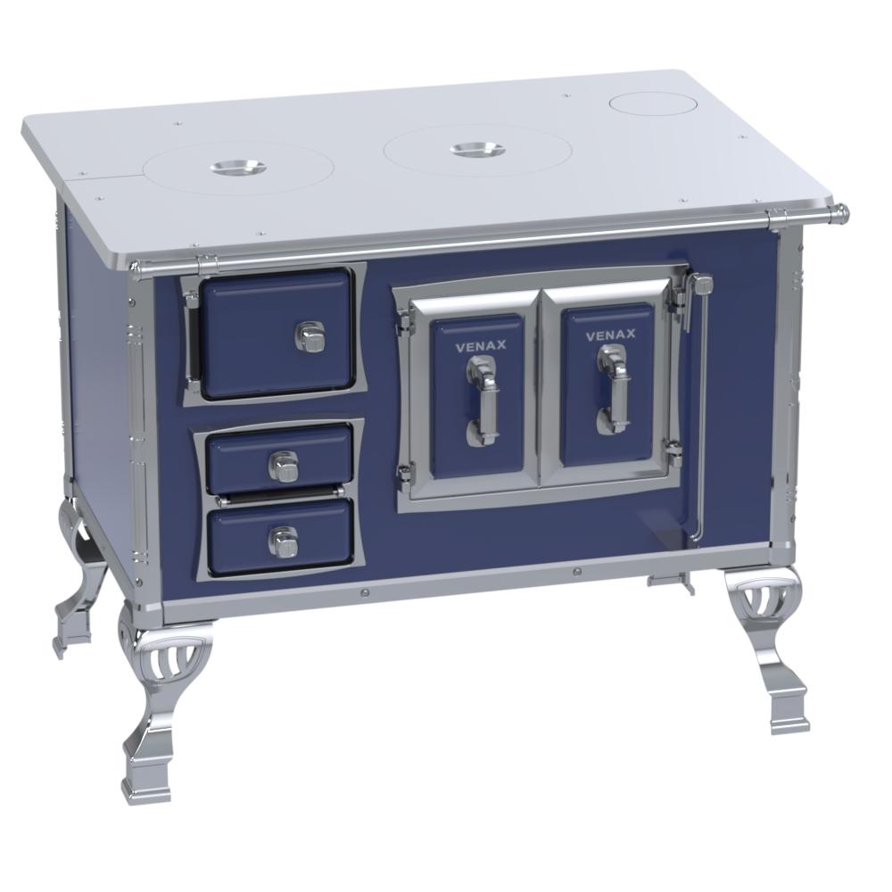 Fogao a Lenha Venax n 2 Sec XVIII Chapa de Aluminio Azul