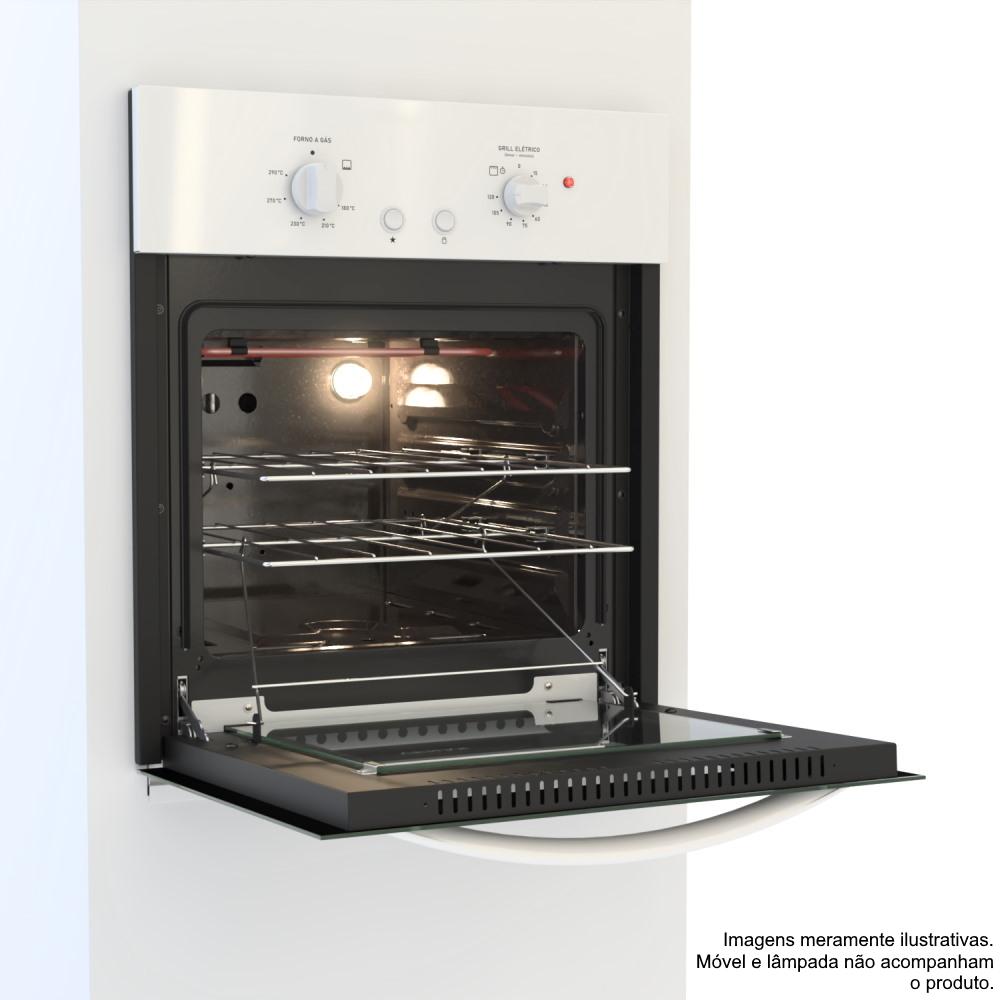 Forno de Embutir a Gas Venax 51,8L Bianco GIII