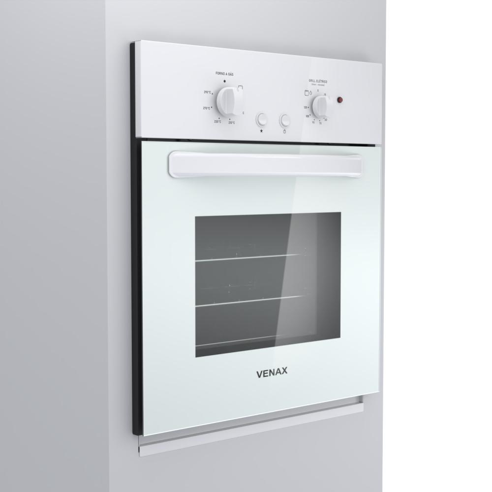 Forno de Embutir a Gas Venax 51,8L Bianco GIII