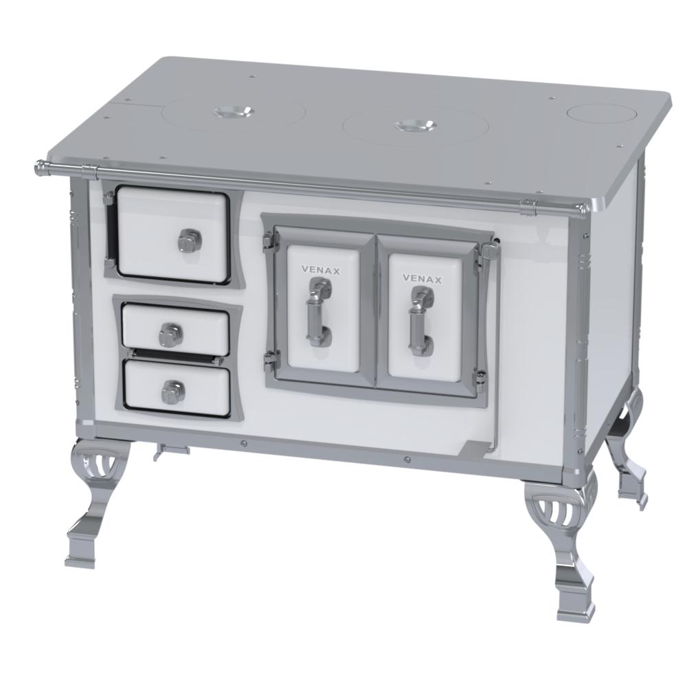 Fogao a Lenha Venax n 2 Sec XVIII Chapa de Aluminio Branco