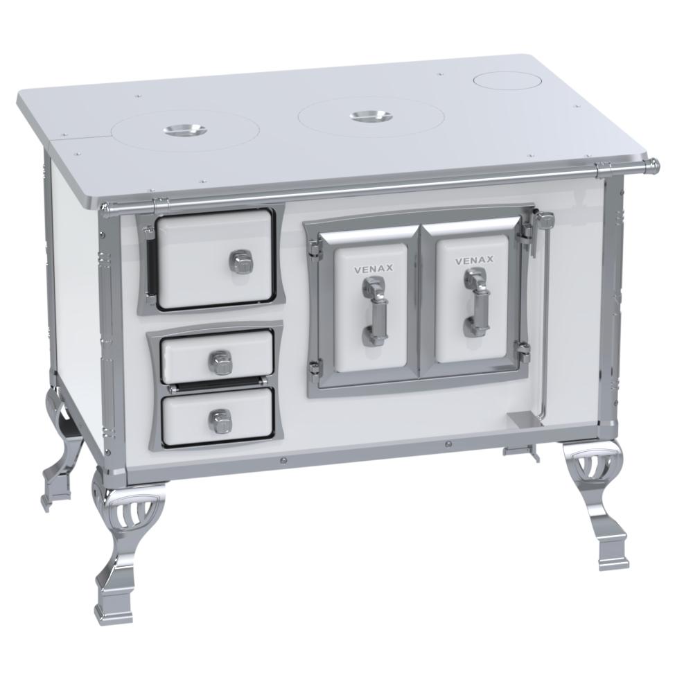 Fogao a Lenha Venax n 2 Sec XVIII Chapa de Aluminio Branco