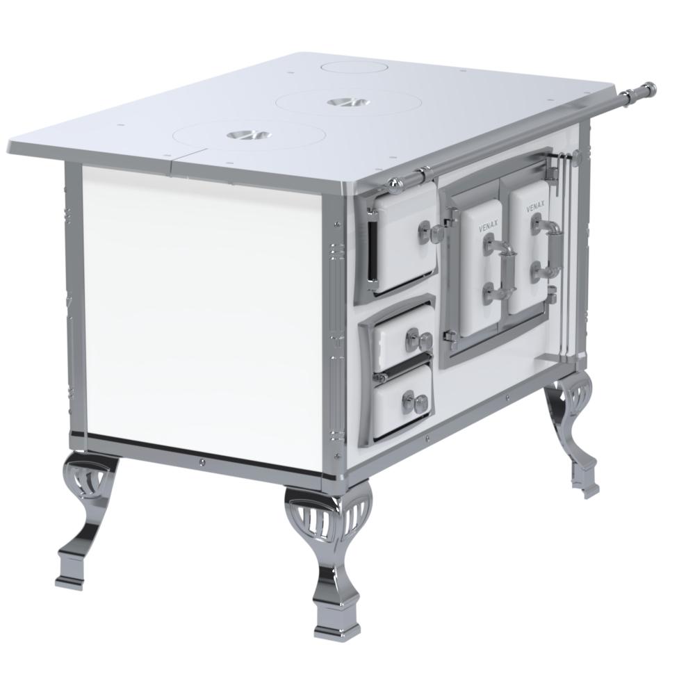 Fogao a Lenha Venax n 2 Sec XVIII Chapa de Aluminio Branco