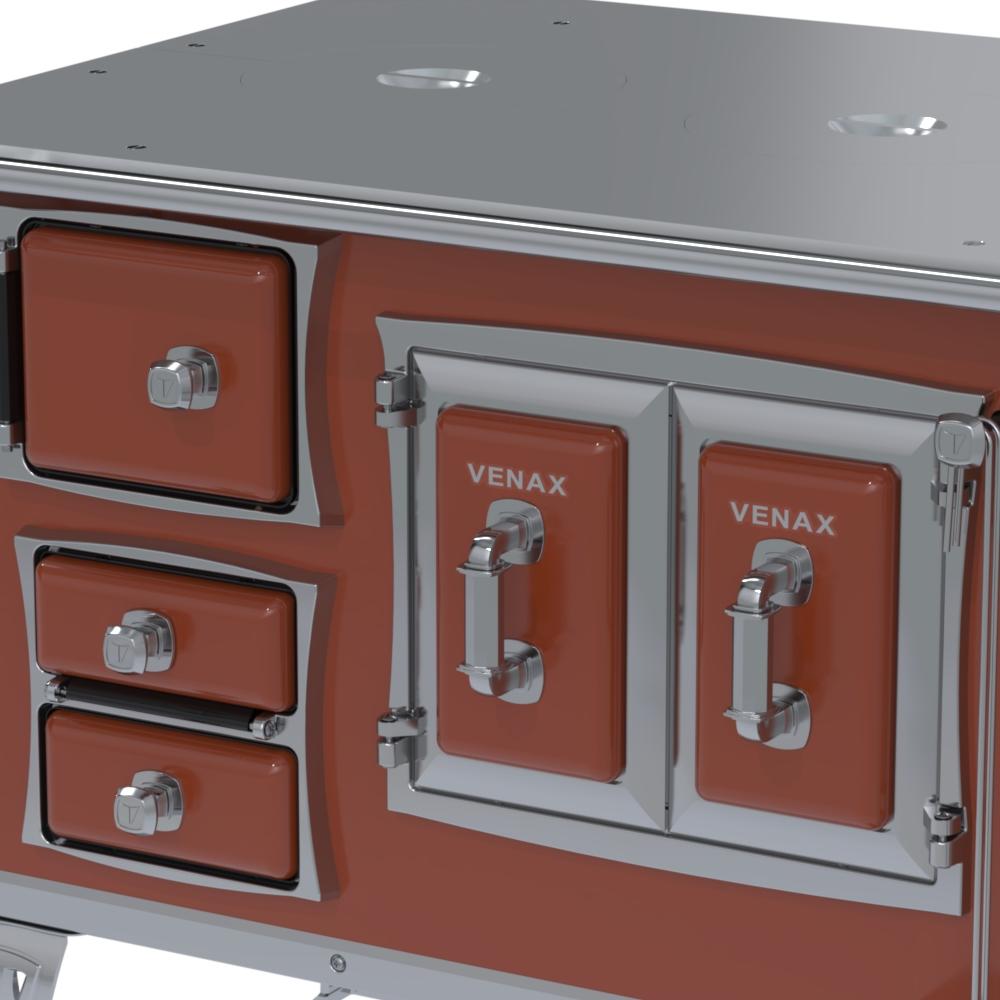 Fogao a Lenha Venax n 2 Sec XVIII Chapa de Aluminio Tabaco