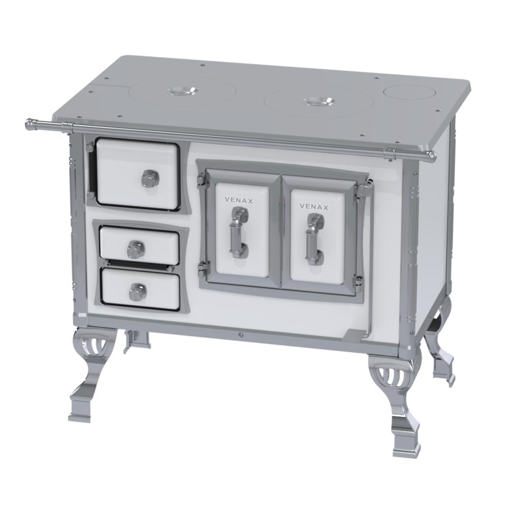 Fogao a Lenha Venax n 1 Sec XVIII Chapa de Aluminio Branco