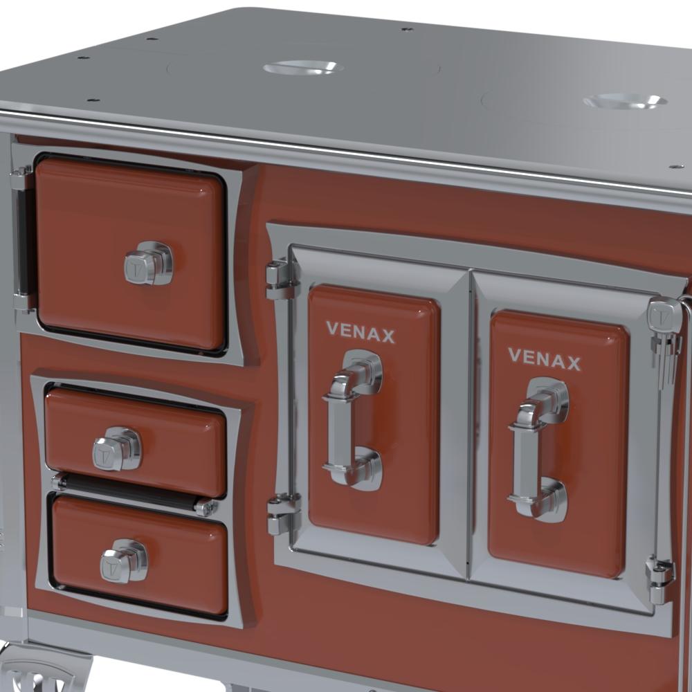 Fogao a Lenha Venax n 1 Sec XVIII Chapa de Aluminio Tabaco